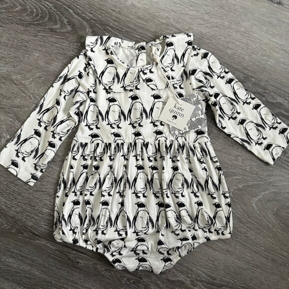 Kate Quinn NWT Bamboo Penguins 12-18 months